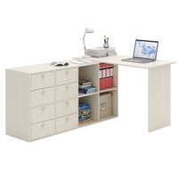 Угловой стол Прайм-50 дуб молочный