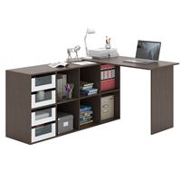 Угловой стол Прайм-51 венге / белый