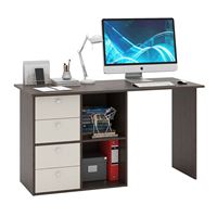 Угловой стол Прайм-67 венге / дуб молочный