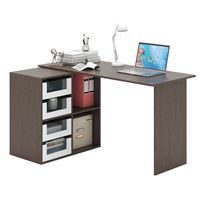 Угловой стол Прайм-68 венге / белый