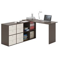 Угловой стол Прайм-71 венге / дуб молочный