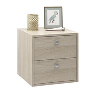 Тумба прикроватная Прайм-11-1 подвесная / напольная дуб сонома