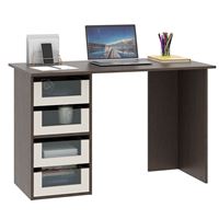 Компьютерный стол Прайм-42 венге / дуб молочный