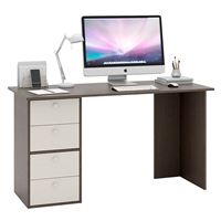 Письменный стол Прайм-55 венге / дуб молочный