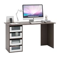 Письменный стол Прайм-56 венге / белый