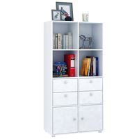 Стеллаж Прайм-42-2 белый