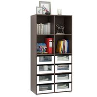 Стеллаж Прайм-42-4 венге / белый