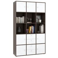 Стеллаж Прайм-53-1 венге / белый