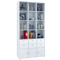 Стеллаж Прайм-63-2 белый