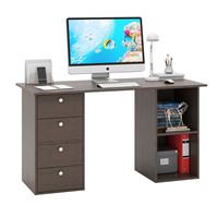 Стол двухтумбовый Прайм-63 венге