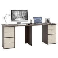 Стол для двоих Прайм-88 венге / дуб молочный