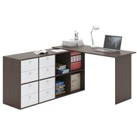 Угловой стол Прайм-71 венге / белый