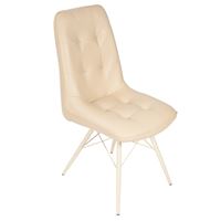 Стул Бордо/Металл Молочный Паук/ЭкокожаБатлер 02