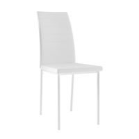 Стул Винс/Металл Белый/ЭкокожаБелый