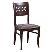 Стул Лион/Массив бука Темный орех/Ткань№202