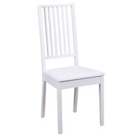 Стул Родос 2/Массив бука Белый матовый/ЭкокожаБелый 211