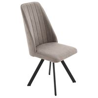 Стул Сильвио/Металл Черный муар/ТканьГэлекси 05