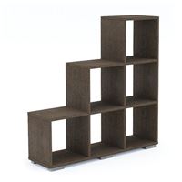 Стеллаж Стильный  СС-1/108*30*109/Венге темный/