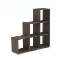 Стеллаж Стильный С-1/108*30*109/Венге темный/