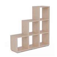 Стеллаж Стильный С-1/108*30*109/Шимо светлый/Шимо светлый