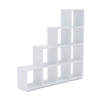 Стеллаж Стильный С-2/143*30*145/Белый/