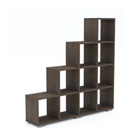 Стеллаж Стильный С-2/143*30*145/Венге темный/