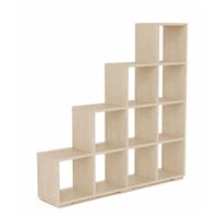 Стеллаж Стильный СС-2/143*30*145/Венге светлый/