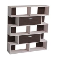 Стеллаж Удобный УС-3/120*26*134/Венге светлый/Венге темный