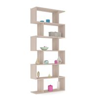 Стеллаж Удобный УС-6/80*26*190/Шимо светлый/