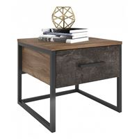 Тумбочка Брайтон T46 ( Тумба прикроватная БРАЙТОН Т46  ДУБ КРАФТ + БЕТОН)