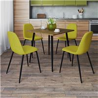 Обеденная группа Бруно/Дольче Дуб кантри/Золотистый