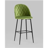 Стул барный Марсель велюр травяной