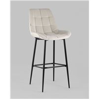 Стул барный Флекс велюр бежевый