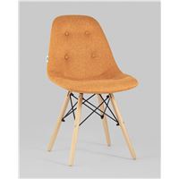 Стул DSW SOFT рогожка оранжевый