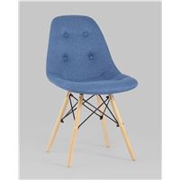 Стул DSW SOFT рогожка синий