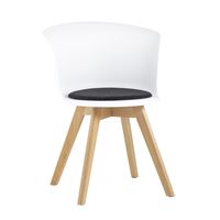 Стул Moon с подушкой белый