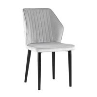 Стул Джейкоб велюр светло-серый