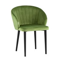 Стул с подлокотниками Шон велюр травяной