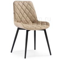 Стул на металлокаркасе Баодин velutto 05 / черный