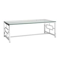 Журнальный стол 120*60 БРУКЛИН серебро