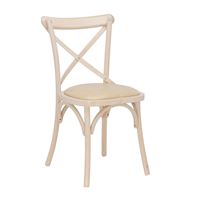 Стул Leset Грид мягкий Белёный дуб, к/з Ваниль