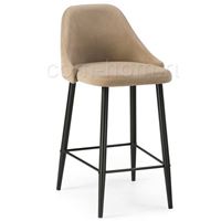 Барный стул Джама бежевый / черный матовый