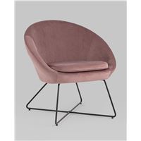 Кресло Колумбия пыльно-розовое