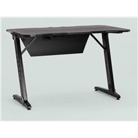 Стол геймерский TopChairs Space LED черный