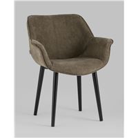 Стул с подлокотниками Мэйсон коричневый