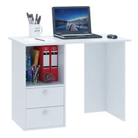 Компьютерный стол Прайм-34 белый