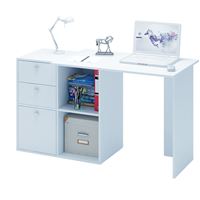 Компьютерный стол Прайм-39 белый