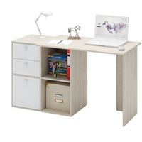 Компьютерный стол Прайм-39 дуб сонома / белый