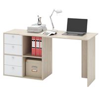 Компьютерный стол Прайм-46 дуб сонома / белый