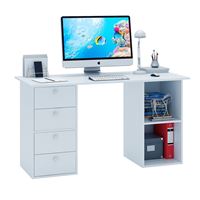 Стол двухтумбовый Прайм-63 белый